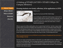 Tablet Screenshot of acuho-i-starsmentors.weebly.com