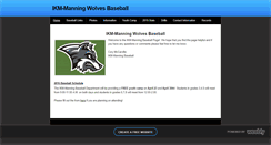 Desktop Screenshot of ikmmanningbaseball.weebly.com