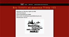 Desktop Screenshot of bsatroop125.weebly.com