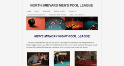 Desktop Screenshot of northbrevardmenspoolleague.weebly.com