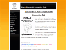 Tablet Screenshot of blackdiamondgymnastics.weebly.com