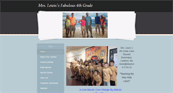 Desktop Screenshot of mrslewis4thgrade.weebly.com