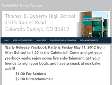 Tablet Screenshot of dohertyyearbook.weebly.com