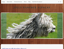 Tablet Screenshot of jollyrancheralpacas.weebly.com