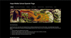 Desktop Screenshot of hopemiddlespanish.weebly.com