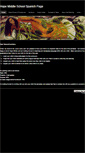 Mobile Screenshot of hopemiddlespanish.weebly.com