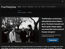 Tablet Screenshot of fivethirtyoneband.weebly.com