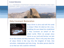 Tablet Screenshot of covenantrestoration.weebly.com