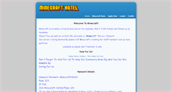 Desktop Screenshot of minecraft-hotel.weebly.com