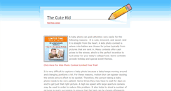 Desktop Screenshot of kids-photo-contest.weebly.com