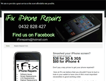 Tablet Screenshot of ifixiphonerepairs.weebly.com