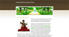 Desktop Screenshot of black-dynamite-movie.weebly.com