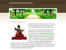 Tablet Screenshot of black-dynamite-movie.weebly.com