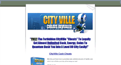 Desktop Screenshot of cityvillecheatsrevealed.weebly.com