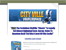 Tablet Screenshot of cityvillecheatsrevealed.weebly.com