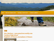 Tablet Screenshot of gmarlowe.weebly.com