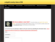 Tablet Screenshot of classof89.weebly.com