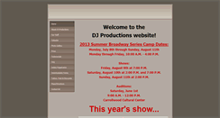 Desktop Screenshot of dj-productions.weebly.com