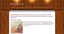 Desktop Screenshot of photographytricks.weebly.com