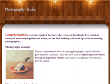 Tablet Screenshot of photographytricks.weebly.com