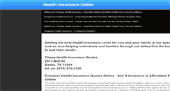 Desktop Screenshot of healthinsurancedallas.weebly.com