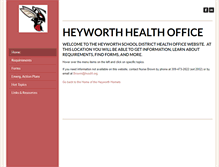 Tablet Screenshot of husd4healthoffice.weebly.com