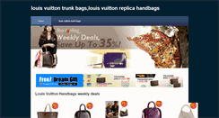 Desktop Screenshot of louisvuittontrunkbags.weebly.com
