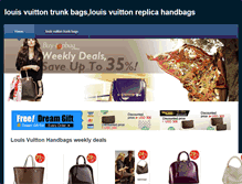 Tablet Screenshot of louisvuittontrunkbags.weebly.com