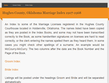 Tablet Screenshot of hughesokindex.weebly.com