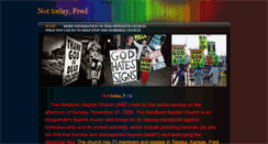 Desktop Screenshot of nottodayfred.weebly.com