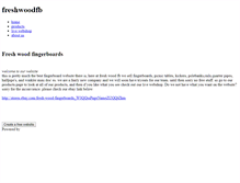 Tablet Screenshot of freshwoodfb.weebly.com