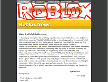 Tablet Screenshot of newrobloxnews.weebly.com