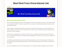 Tablet Screenshot of internetjobworkfromhome.weebly.com