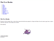 Tablet Screenshot of everrealm.weebly.com