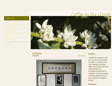 Tablet Screenshot of coffeeintheclouds.weebly.com