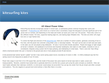 Tablet Screenshot of kitesurfingkites.weebly.com