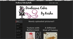 Desktop Screenshot of divaliciouscakesbykeisha.weebly.com
