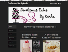 Tablet Screenshot of divaliciouscakesbykeisha.weebly.com