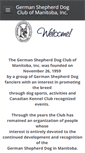 Mobile Screenshot of gsdcmanitoba.weebly.com