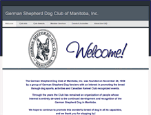 Tablet Screenshot of gsdcmanitoba.weebly.com