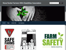 Tablet Screenshot of nsfarmerswithdisabilities.weebly.com