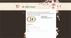 Desktop Screenshot of myabqnanny.weebly.com