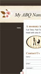 Mobile Screenshot of myabqnanny.weebly.com