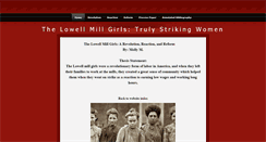 Desktop Screenshot of lowellmillgirls1.weebly.com