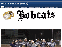 Tablet Screenshot of bobcatsbaseball.weebly.com
