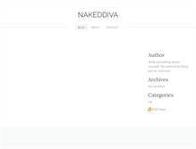 Tablet Screenshot of nakeddiva.weebly.com