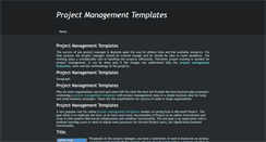 Desktop Screenshot of getprojecttemplates.weebly.com