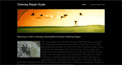 Desktop Screenshot of chimneyrepairguide.weebly.com