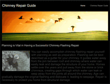 Tablet Screenshot of chimneyrepairguide.weebly.com