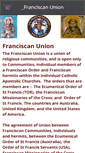 Mobile Screenshot of franciscanunion.weebly.com